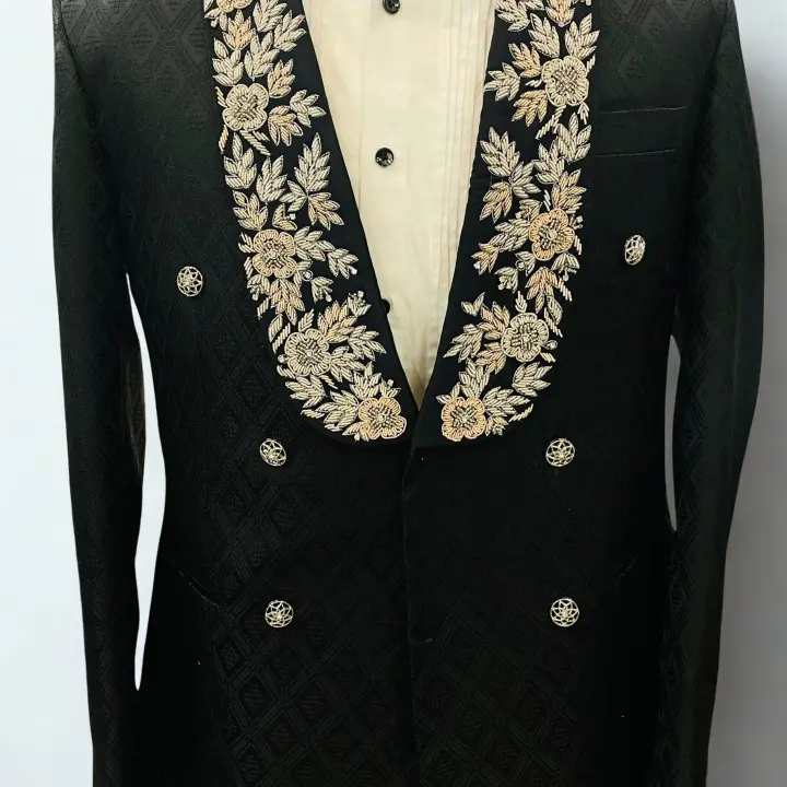 Men’s Luxury Zardoji Worked Bespoke Tuxedo